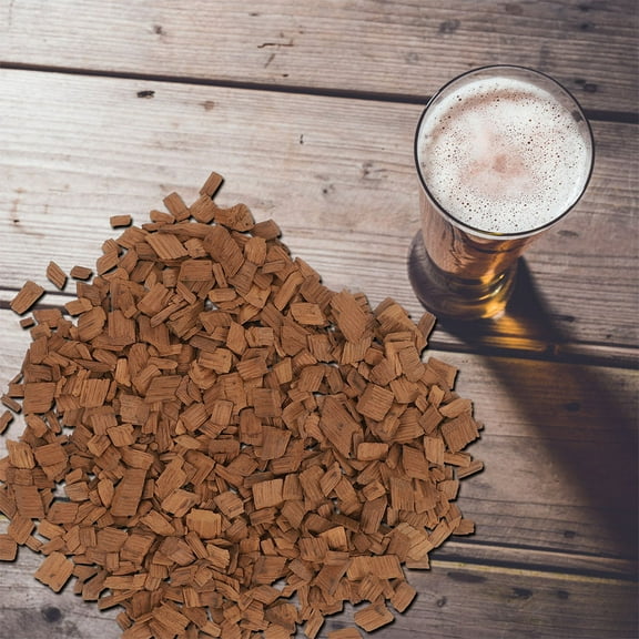 VORCOOL Oak Wood Chips Light Brown for Wine Brewing Enhanced Flavor 1Pack