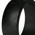 thumbnail image 4 of DESIGNICE Silicone Rings for Him,Subtle Texture Rubber Rings Men,Delicate Touch Men Silicone Wedding Bands,Gray, 4 of 4