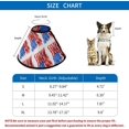 thumbnail image 3 of America Flag Soft Cat Dog Recovery Collar Adjustable Cat Cone Wound Healing Protective After Surgery for Puppy, 3 of 7