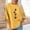 Shirts-26Yellow, variant on Gamivast Womens Tops Tees & Blouses Paw Print Loose Fit Boat Neck 3/4 Sleeve Tops Casual Tops Pocket Texture Summer Daily Vacation Outfits