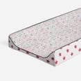 thumbnail image 1 of Cambiador Acolchado Bacati rojo gris Muselina, 1 of 9