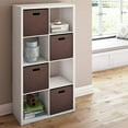 thumbnail image 3 of ClosetMaid 4583 Decorative Bookcase Open Back 8-Cube Storage Organizer, White, 3 of 4