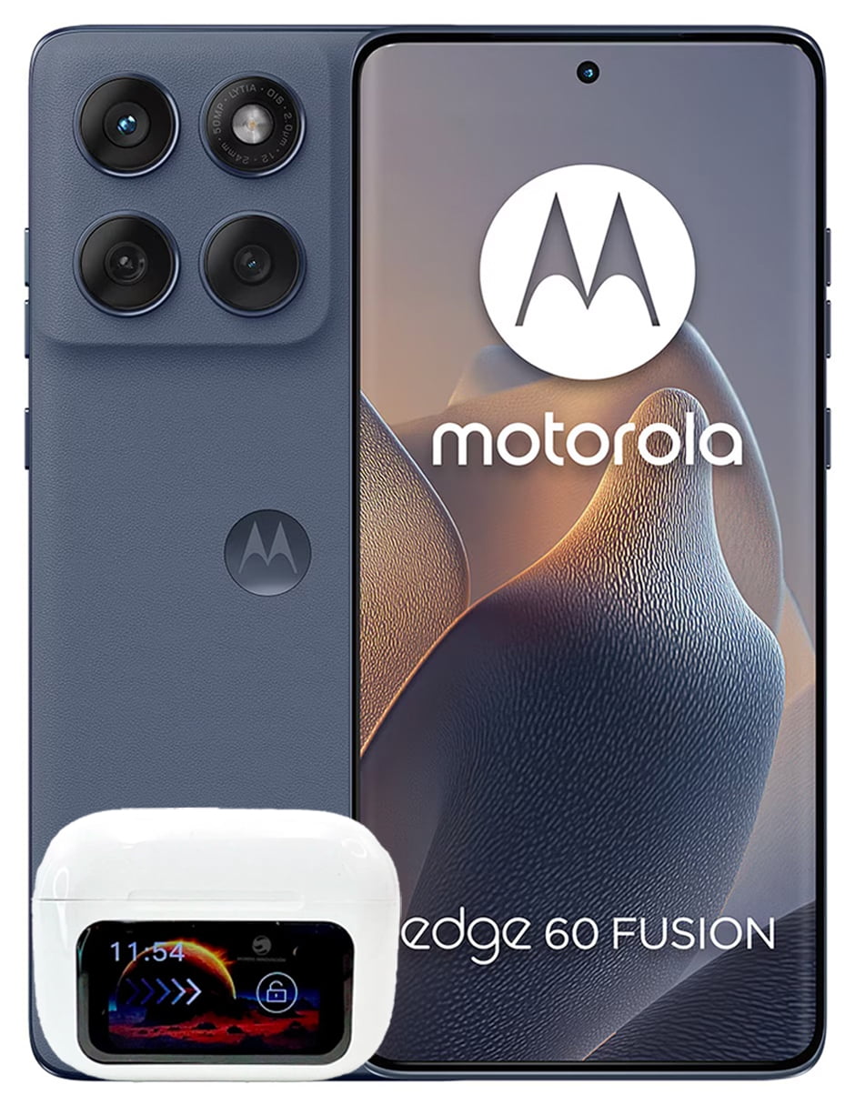 Smartphone Motorola Edge 60 Fusion 5G Gris C/Audífonos 256GB 8GB