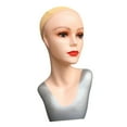 thumbnail image 5 of Female Mannequin Head Makeup Professional Manikin Display Stand Stable Base for Glasses Making Jewelry Hairpieces Shop Sliver, 5 of 10