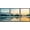 BLACK, variant on wall26 Framed Canvas Print Wall Art Set Mountain Range Forest Lake Sunset Nature Wilderness Photography Realism Rustic Landscape Colorful Cool for Living Room, Bedroom, Office - 16"x24"x3 B