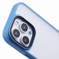 thumbnail image 5 of For iPhone 16 Pro Max Case PC+TPU Frosted Translucent Back Phone Cover - Grey, 5 of 5