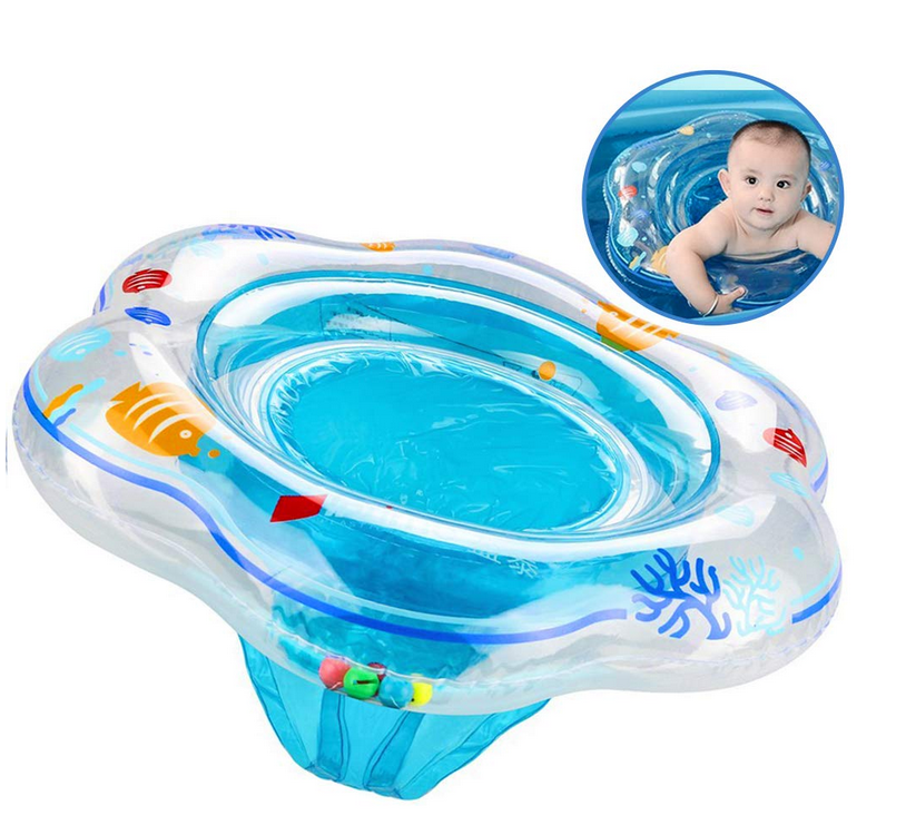 Baby Swimming Ring Inflatable Float Seat Toddler Kid Water Pool Swim Aid Toys F 