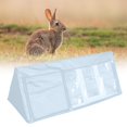 thumbnail image 4 of 210D Oxford Cloth Triangle Dust-proof Waterproof Rabbit Hutch Cover Poultry Cage AccessoryGray, 4 of 9