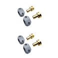 thumbnail image 3 of Speravity Durable alloy connector suitable for purposes. watering, connector Zinc alloy hose flower connector set Aluminum 2piezas, 3 of 6