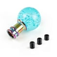 thumbnail image 2 of Universal Cyan Acrylic Shift Knob Head Manual Transmission Shifter Lever Knob, 2 of 6