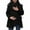 Maternity 3 In 1 Winter Coat-Black, variant on Mifsaly Maternity 3 In 1 Winter Coat Women Thicken Warm Zip Up Hooded Quilted Jackets Pregnant Thermal Fleece Lined Padded Coats Cold Weather Outerwear Parka with Pockets