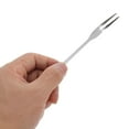 thumbnail image 4 of Soimiss Fruits Fork Stainless Steel Fruit Fork Silver 10Pcs for Fine Dining Experience, 4 of 8