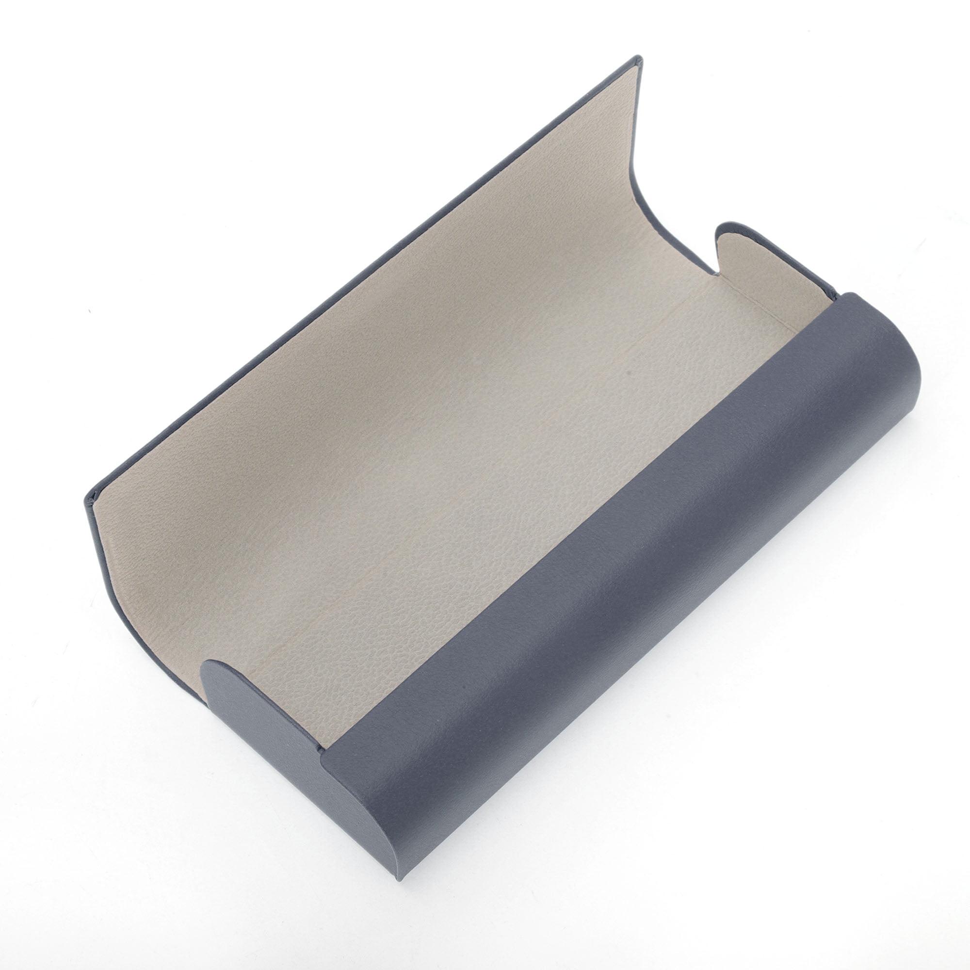 Unique Bargains Protective Eyeglasses Storage Case 6.1"x2.36"x1.18" Gray Blue