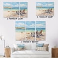 thumbnail image 4 of Designart "Lounging by the Coast II" Coastal Art Living Room Set, 4 of 5