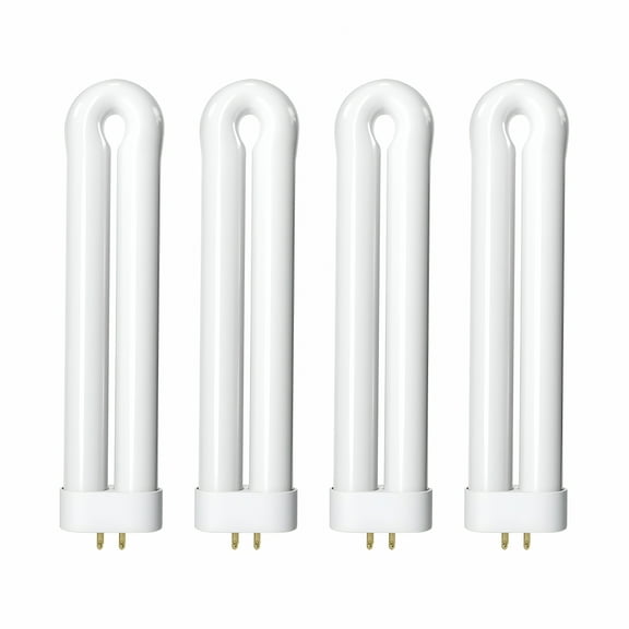 HIBIBUD Bug Zapper Replacement Light Bulb for 15W Insect Attracting Lamp with 4-Pin Base,15W-BL U Shaped Twin Tube Bulb for Outdoor Mosquito Zapper,4 Pack