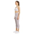 thumbnail image 3 of Women's Cotton Soft Capri Leggings Activewear, Heather Grey-XL, 1 Pack, 3 of 6