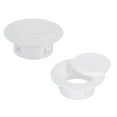 thumbnail image 1 of Uxcell 3pcs Cubierta de Agujero de Pared para Aire Acondicionado PP 2.4" (60mm) Apto para Agujeros de 2.4-2.7" Blanco, 1 of 6
