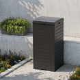 thumbnail image 2 of MAYEERTY 31 Gallon Outdoor Deck Box, Large Capacity Storage Box for Patio Furniture Cushions, Pillow with Wheels, Black, 2 of 7