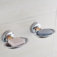 thumbnail image 3 of Strong Suction Cup Soap Dish, Stainless Steel Wall Holder for Kitchen Sink & Bathroom, Drainage Net Design, Reusable Mount on Tile/Glass, No Drill Installation, 1X Strong Suction Cup Soap Holder, 3 of 3