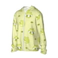 thumbnail image 2 of Fotbe Cute Frog3 Men's Women's UPF 50+ Sun Protection Jacket Hooded Cooling Shirt with Pockets Hiking Outdoor Performance-, 2 of 9