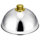 thumbnail image 1 of Stainless Steel Cloche Food Cover Dome Serving Plate Dish Dining Dinner for Home Kitchen Restaurant Cafe, 1 of 4