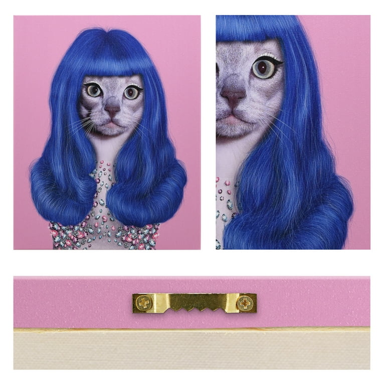Empire Art Direct Pets Rock Gurl Graphic Art on Wrapped Cat Canvas