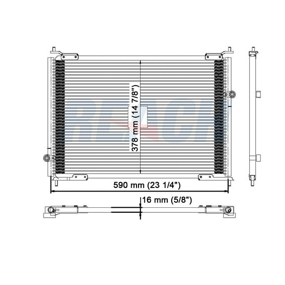 REACH 31-4733 Condenser for a Odyssey 95-98 / Oasis 96-99 Condenser Replacement