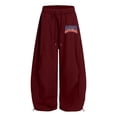 thumbnail image 3 of XIYON Girls Sweatpants Kids Wide Leg Baggy Sweatpants Loose Casual Trousers with Pockets Relaxed Fit Sport for Daily Wear 10-11 Years, 3 of 5