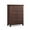 brown, variant on BouPower 41" Tall 5‑Drawer Wooden Dresser, Vertical Chest of Drawers Storage Cabinet with Metal Handles, Freestanding Organizer for Bedroom Living Room Entryway