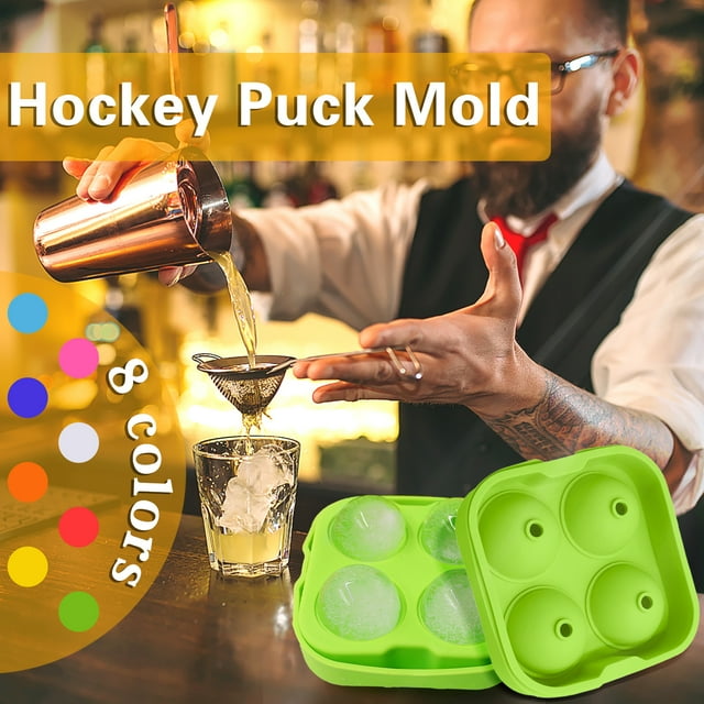 Fiudx Máquina de Hielo Esférica de Barra, Plástico Apto para Uso Alimentario, Diseño Fácil de Limpiar, Antifugas, Ahorra Espacio, Perfecta para Whisky, Cócteles, Café Helado, Fiestas de Verano, Uso F