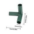 thumbnail image 2 of Hbdhejl Plastic Connectors For Greenhouse 3 Way 4 Way And 5 Way Joints With Sturdy Support Poles Gardening Accessory Kit 5Pc Set, 2 of 3