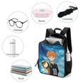 thumbnail image 3 of Haikyu!! Children's Backpack School Bag Multipurpose Daypack Backpack Satchel Oxford Cloth Adjustable Rucksack Boys Teen, 3 of 5