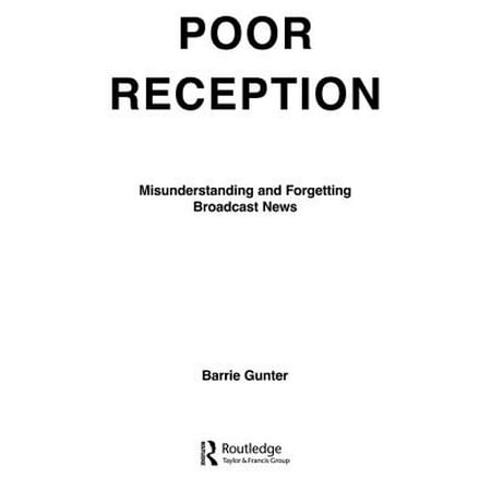 Poor Reception - eBook (Best Aerial For Poor Reception Areas)