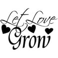 thumbnail image 2 of VWAQ Let Love Grow Family Quotes Wall Decal, 2 of 2