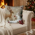 thumbnail image 4 of TanSiDing 3pcs Festive Holiday Pillow Covers, Soft Breathable Fabric with Hidden Zipper, All-Season Decorative Cushion for Sofa Living Room Bed Decor 45x45cm, 4 of 6
