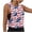 Blue Tank Tops, variant on Jsaierl Womens 4th of July Tank Tops Plus Size Patriotic American Flag Print Tees Loose Fit Sleeveless T Shirts Camisole Lightweight Round Neck Tanks S-XXL