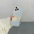 thumbnail image 4 of Wave Texture Case for iPhone 15 14 13 12 Pro Max Plus Cover Laser Gradient Color Shockproof Soft Bumper Acrylic Back Shell Funda, 4 of 6