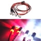 thumbnail image 3 of Faros LED RC,Luces de techo de coche RC,Kit de 4 luces LED RC,Faros traseros para RC,Luces Led RC Rojas,Luz LED de 3 mm para RC, 3 of 8