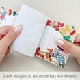 thumbnail image 3 of Wrapables Magnetic Notepads for Refrigerator, To-Do lists, Grocery Shopping, Memo, Reminders (Set of 3), Floral, 3 of 6