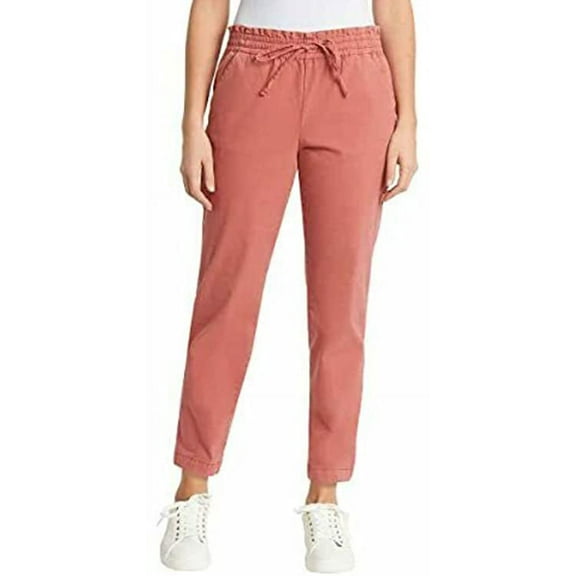 Gloria Vanderbilt Women's Ready to Go Pull On Chino Pants (Begonia Bloom, 10)