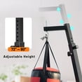 2 in 1 Height Adjustable Punching Heavy Bag Stand, Foldable Boxing Bag