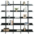 thumbnail image 2 of Tcbosik Bookcase, 5-Tier Industrial Bookshelf with Open Shelves and Metal Frame for Living Room, Bedroom, Home Office, Black, 2 of 10