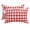 Red White, variant on Chaise Lounge Headrest Pillow 2 Pack, Red White Plaid Waterproof Chair Pillows with Insert & Adjustable Elastic Strap for Beach Pool, Modern Farmhouse Buffalo Check Gingham Outdoor Patio Pillow
