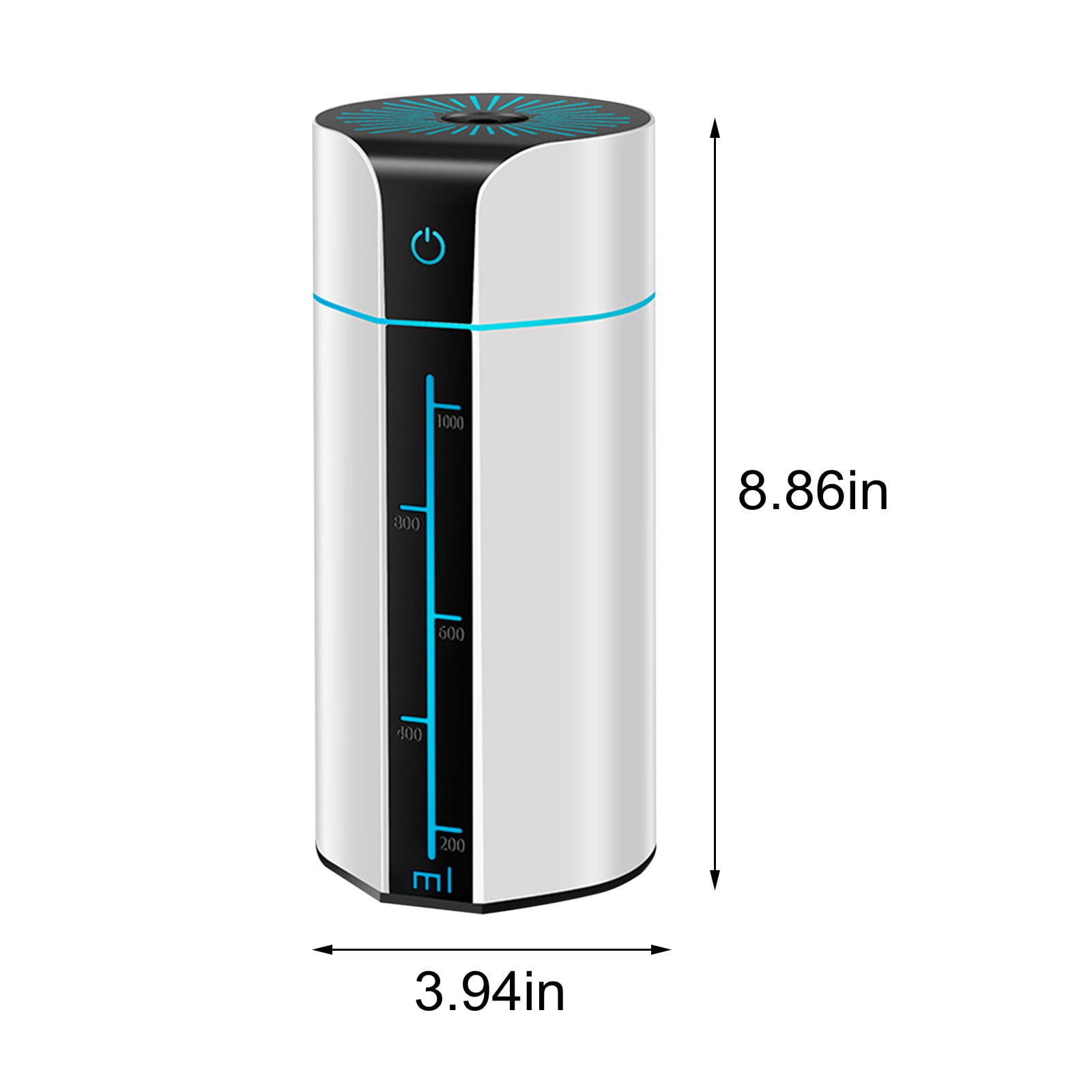 Finelylove Cool Mist Humidifiers For Babies, 1000ML Quiet And Small Humidifier For Bedroom Nightstand, Space Saving, Auto Shut Off With LED Night Light