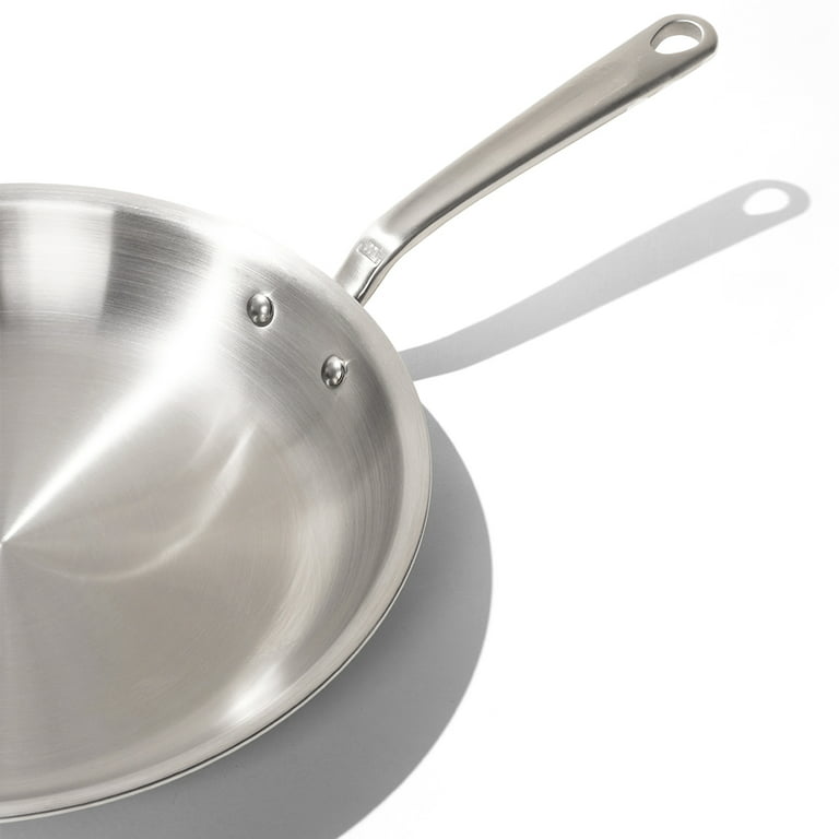 12 Diameter Stainless Steel Frying Pan