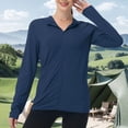 thumbnail image 3 of SHTXOZHI Veste Athlétique Légère pour Femmes Protection Solaire Fermeture Éclair Complète Manches Longues Chandails à Capuchon Randonnée Extérieur, 3 of 7