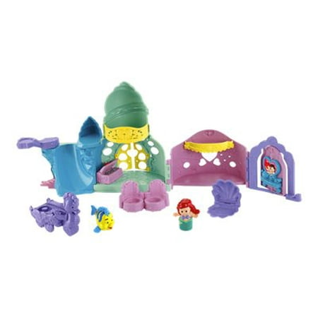 - Fisher-Price Little People Disney Princess Ariel's Castle Playset With Flounder