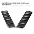 thumbnail image 1 of Hood Air Intake Panel, Car Hood Air Intake Louver Panel Engine ABS Cooling Vent Cover Trim Accessory, 1 of 8