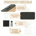 thumbnail image 3 of Uxcell Felt Letter Board, 10x10" Black Message Board, White Letter, 3 of 6