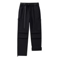 thumbnail image 3 of Windbreaker Pansts for Women 2025 High Waisted Windproof Waterproof Outdoor Hiking Pants with Pockets Trousers, 3 of 7